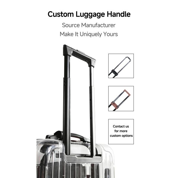 Transparent Showcase Trolley Suitcase