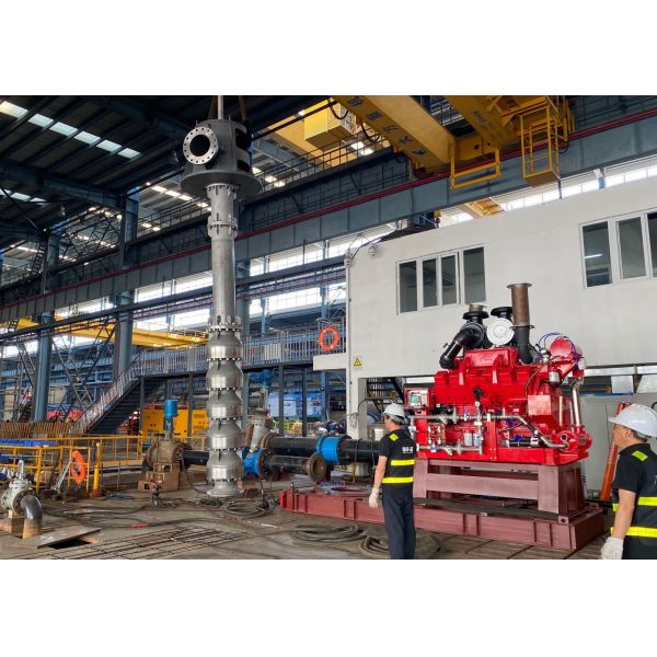 Pompe turbine verticale entraînée par moteur diesel