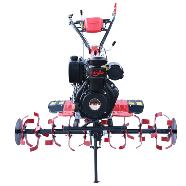 Power Tiller Diesel Farm Cultivator Mini Land Cultivation Machine Diesel Tiller for Home