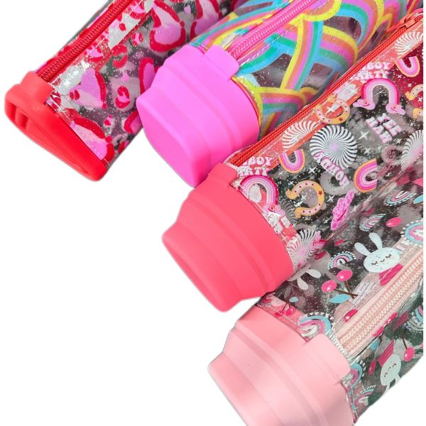 BPA FREE Силиконовый карандаш корпус большой вместимости офисные школьные канцелярские принадлежности организатор макияж сумка карандаш сумка для мальчиков девочек