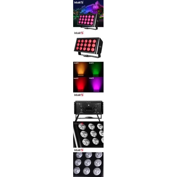 Bright small garden RGB IP65 waterproof 40W 80W 160W outdoor flood light with switch