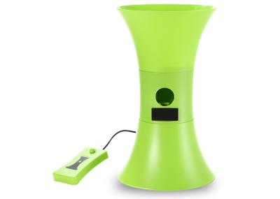 Fácil monte das bolas dianteiras do saque da rotação do robô do tênis de mesa a cor verde material do PVC