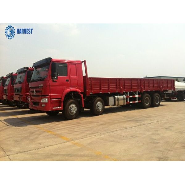 тележка груза бортовой стены 371hp 8600x2300x600mm Sinotruk Howo 8x4 дизельная сверхмощная