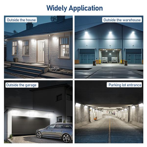 Lâmpadas LED IP65 20W-120W montadas na parede para interiores / exteriores