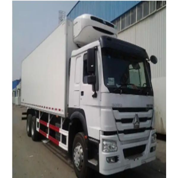 Полностью закрытая конструкция SINOTRUK HOWO 6X4 холодильник для пищевых продуктов морозильник грузовик грузовик грузовик замораживание температуры -18°C до 5°C