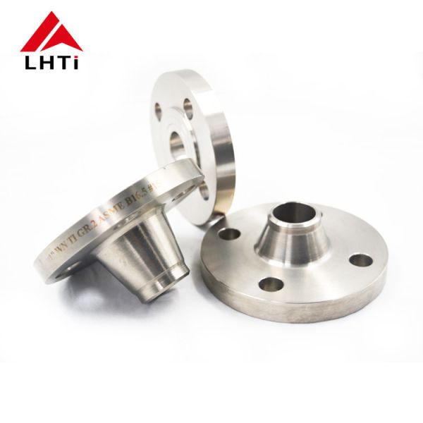 Gr2 Gr7 Gr12 Titanium WN Welding Neck Flange For Chemical Industry