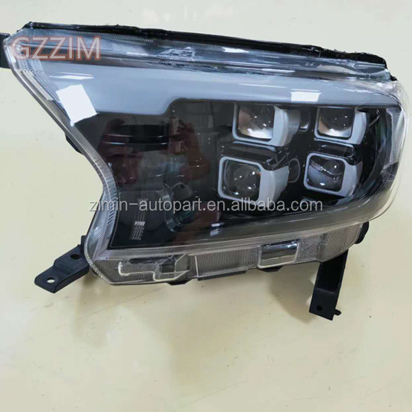 4 глазные светодиодные фары для Эвереста Ренджер T7 T8 2015 2016 2017 2018