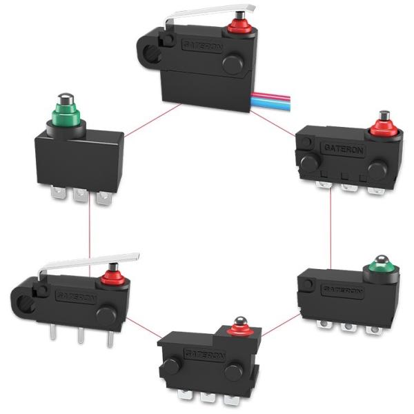 Ip67 Micro Momentary Switch Waterproof Dustproof 	PBT Material For Cars