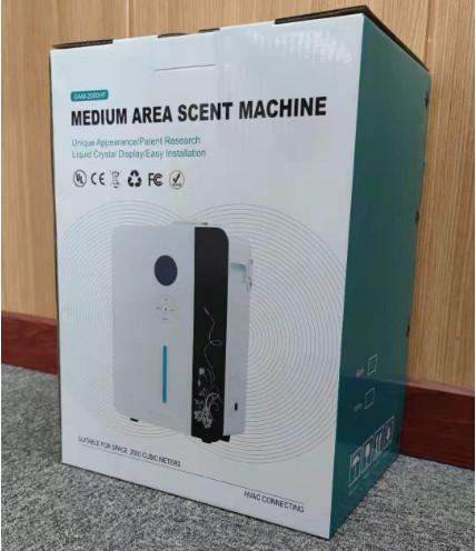 Sistema de climatização inteligente e poderoso difusor de odor 8000CBM Display de nível de óleo de sala grande WIFI App Metal Diffuser Máquina de ar de odor