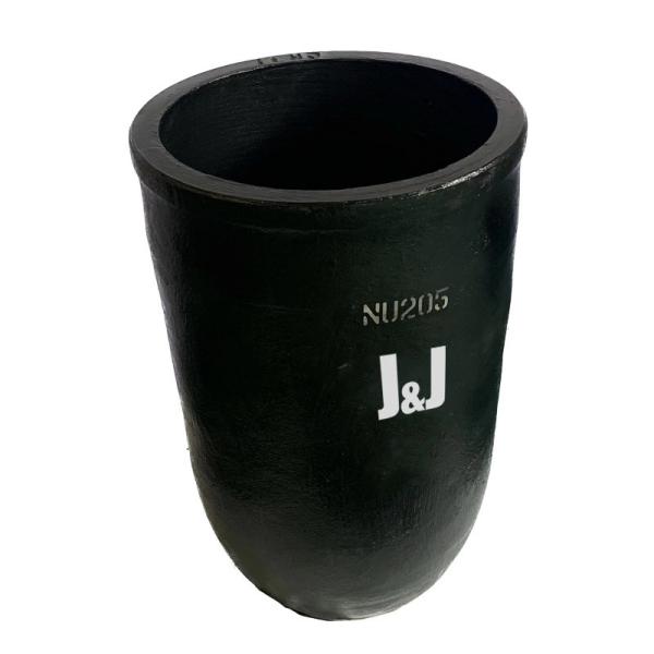 Compact Conventional Silicon Carbide Graphite Crucible For Aluminum Melting