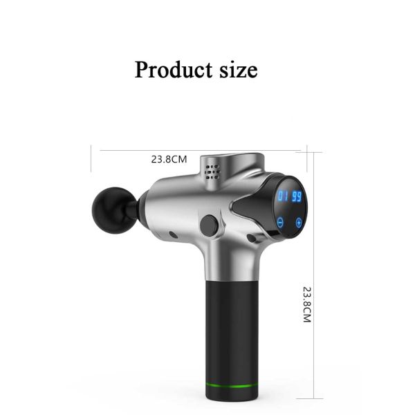 Hand-held Electric Fascia Gun Vibrator for Home Muscle Massage Stimulation Therapy