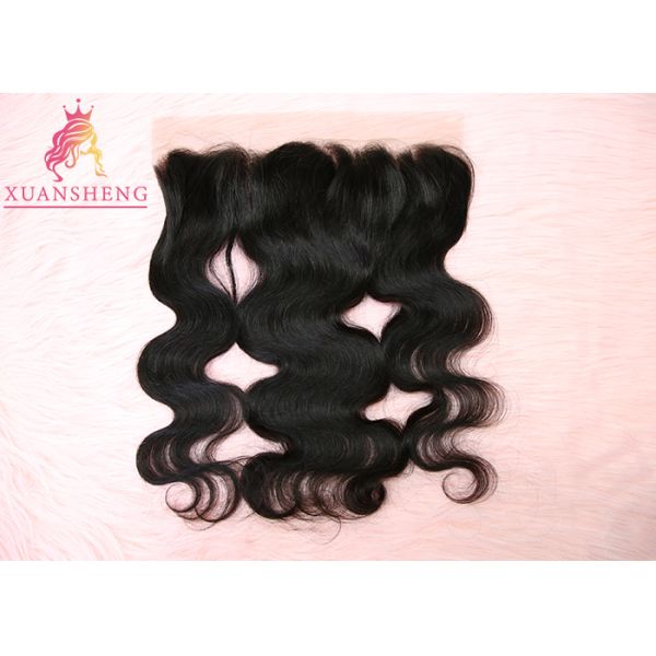 Body Wave 13x4 Lace Closure Raw Virgin Closure Hair / Mink Brazilian Hair