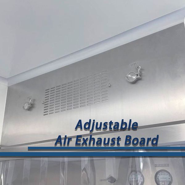 Negative Pressure Weighing Fume Hood Custom Size Filter 99.99% 0.3um
