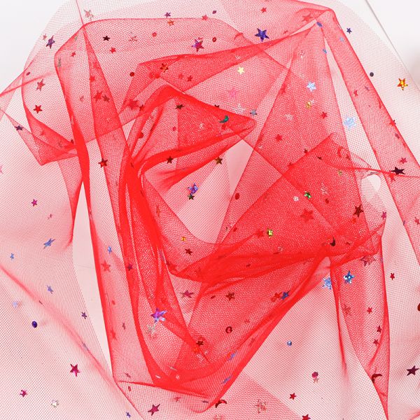 Customizable Tulle Mesh Fabric Roll Ribbon Solid Color for DIY Party Decoration Projects