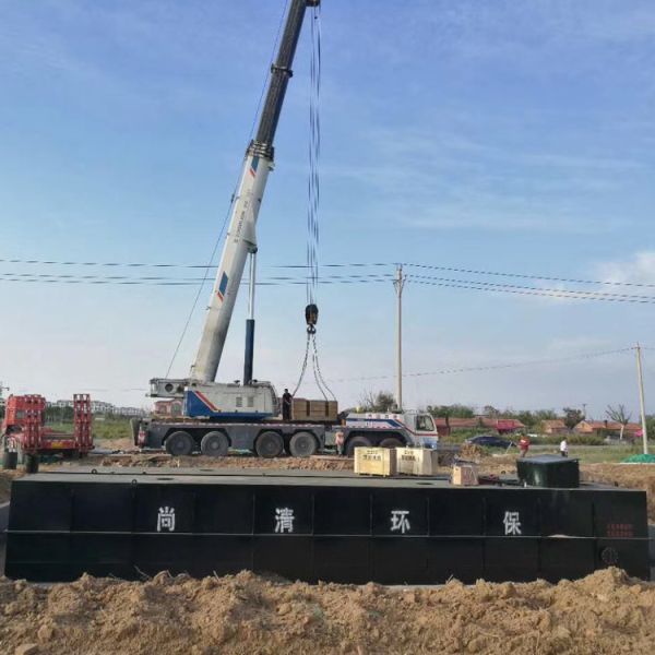 Carbon Steel Containerised Sewage Treatment 50T/D Sludge Treatment System