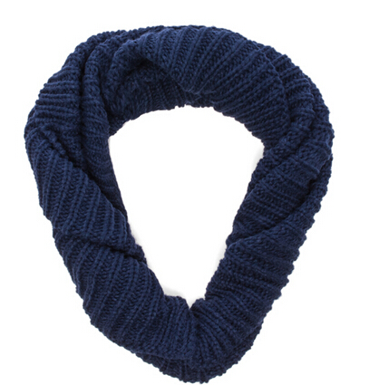 LADY 100% ACRYLIC FASHIONABLE KNITTED INFINITY SCARF