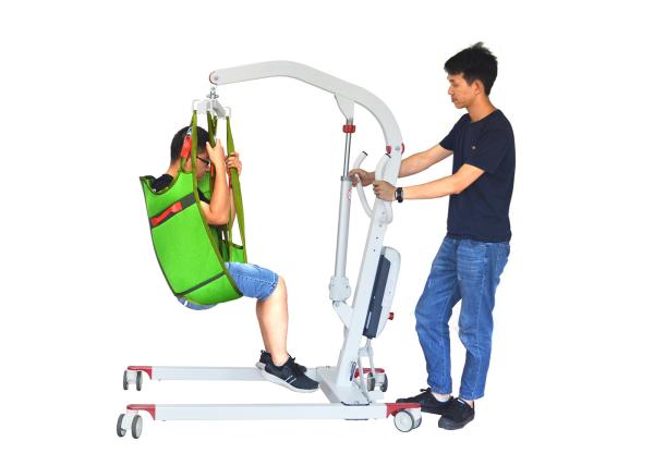 Assistive Patient Transfer Lift Decreasing Stress Space Saving  Aluminium Frame