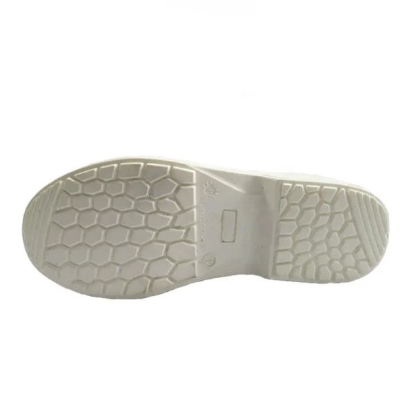 Slip Resistant Microfiber Synthetic Leather Shoes Anti Static Hospital Theatre Shoes White