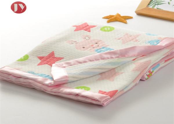 Swaddle Warm Baby Blanket Printed Bamboo Cotton Azo Free No Fluorescer
