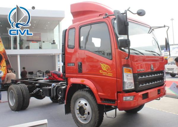New Howo Sidewall Type  Small Cargo Truck 120hp Engine 8 Ton Load Capacity