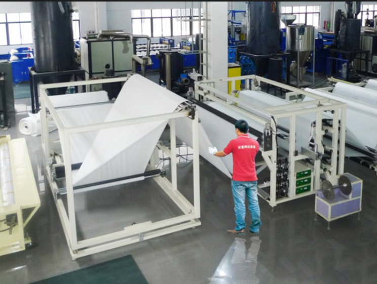 производственная линия Pp Spunbond машины ткани 3200mm Spunbond Nonwoven Nonwoven