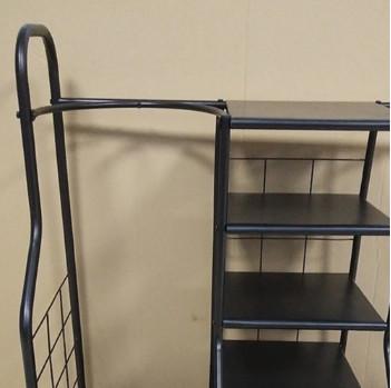 Black Sturdy Steel Golf Equipment Storage Rack 9.4KG Anti UV Surface Painting