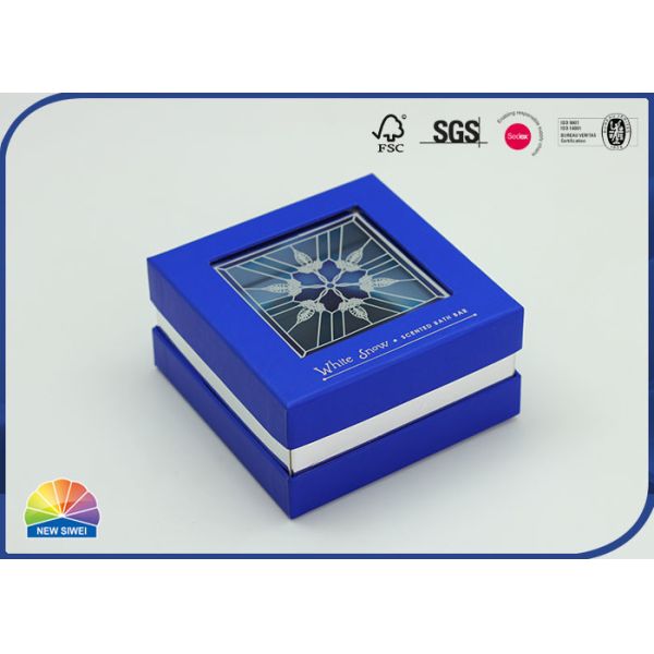 Коробка браслета ожерелиь упаковывая присутствующая с окном полиэтиленовой пленки