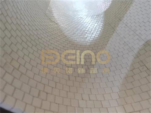 Power Plant Ceramic Patch Pipe High Hardness Alumina Ceramic Patch Pipe for Power Plant Conveying Systems