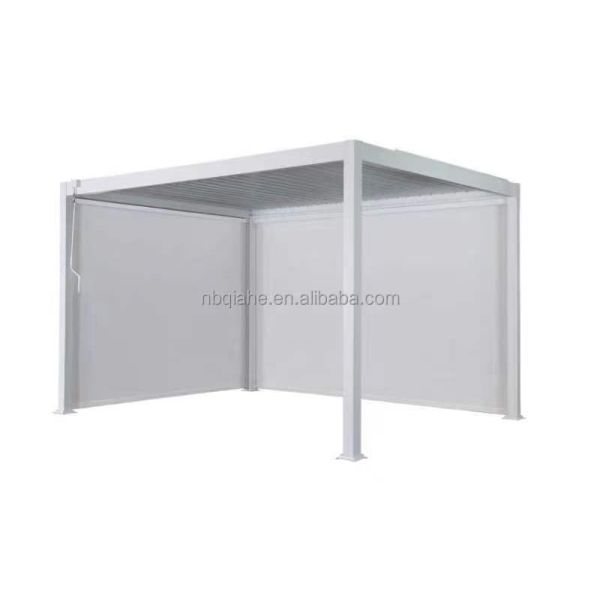 Aluminum Frame PERGOLA 3x4m Luxury Modern Outdoor Waterproof Roof Metal Garden Pergola