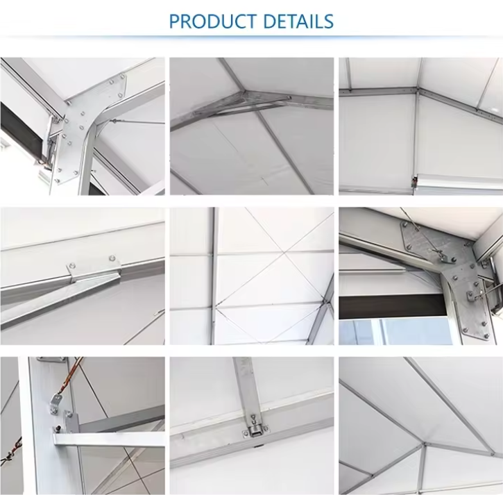 Наружная прозрачная водонепроницаемая ПВХ на заказ Алюминиевая палатка для свадьбы, вечеринки