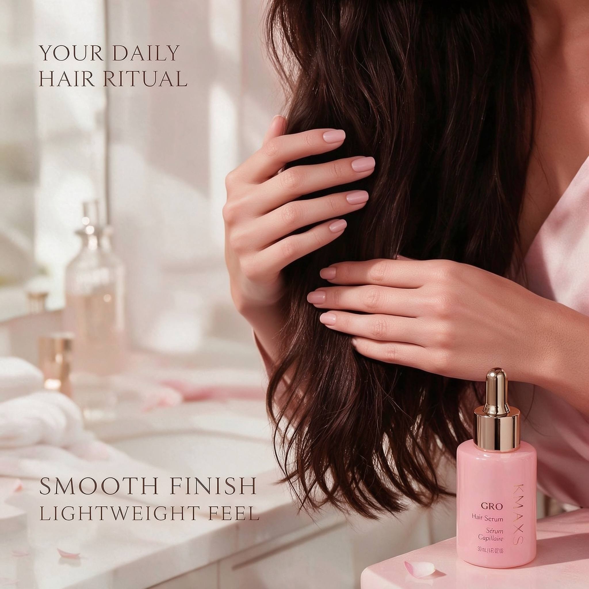 Bergamot Scent Non Greasy Scalp Serum For Hair Nourishing GMPC certificated