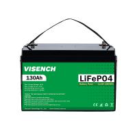 Visench Prismatique 12V 12.8V 40Ah Cycles profonds Système de stockage d'énergie solaire rechargeable
