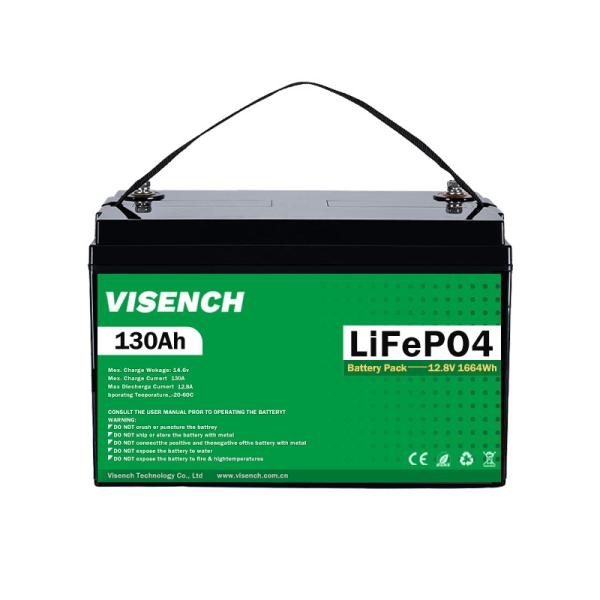 Visench Prismatic 12V 12.8V 40Ah Deep Cycles Rechargeable Solar Energy Storage System Custom LiFePO4 Battery Pack