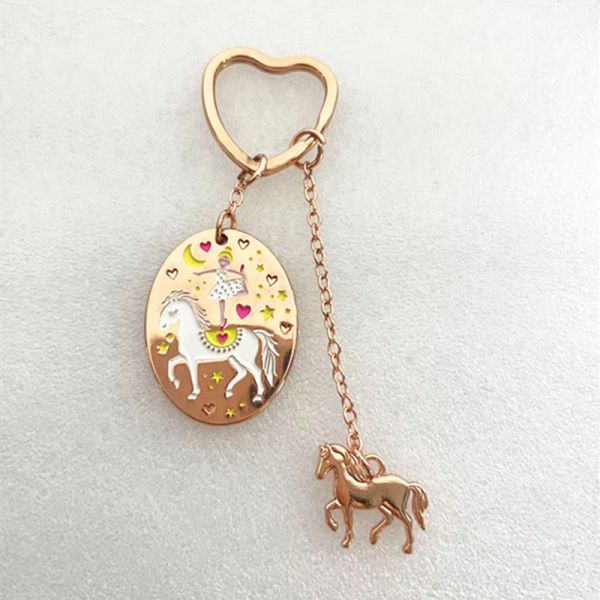 Horse Year keychain,Custom horse shape metal keyings for sale