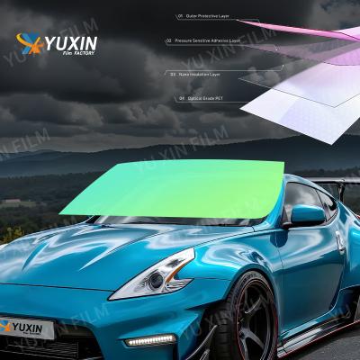 Car Window Chameleon Film 99% IRR Chameleon Windshield Tint 2 mil Thickness