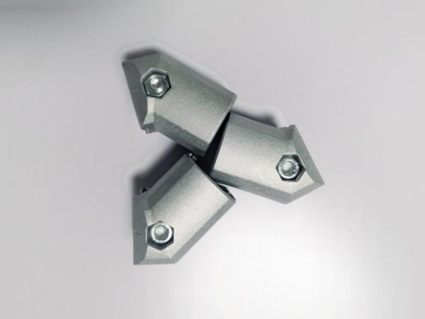 Appui externe de 45 degrés de connecteur maigre de tube d'alliage d'aluminium d'AL-3 28mm