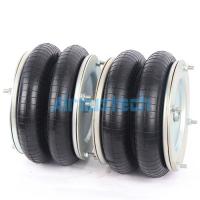 W01-R58-4061 Industrial Air Suspension Double Convoluted Bellows Type With Flange