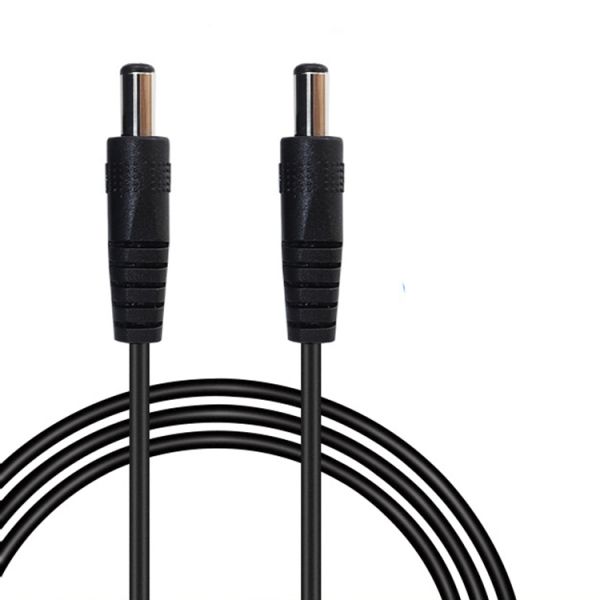 Male to Male 5.5x2.1mm DC Jack Extension Power Cable