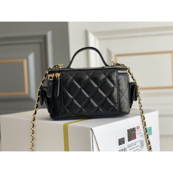 Случай тщеты Chanel 22K сумок Lambskin изготовленный на заказ заклеймленный Multi карман