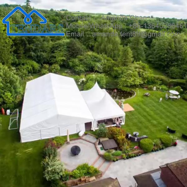 Outdoor Branco Customized Alumínio Casamento grandes tendas de lona Marquee tenda