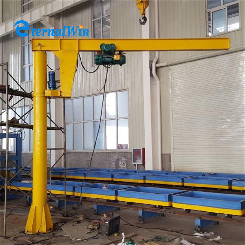 1 тонна 2ton краны кливера качания столбца 360 градусов 3 тонн свободные стоя с электрической лебедкой