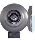 O ventilador Inline circular da exaustão de 4 polegadas/canal Inline industrial ventila a economia de energia