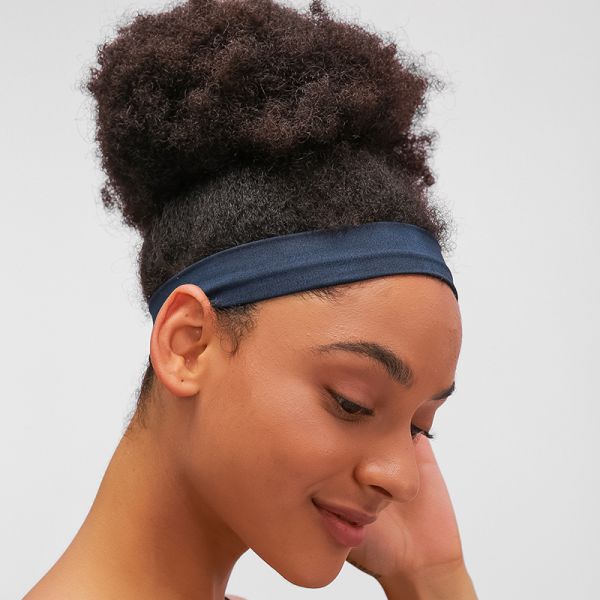 Stretch Yoga Sports Headband Moisture Wicking Non Slip Pink for Running Workouts