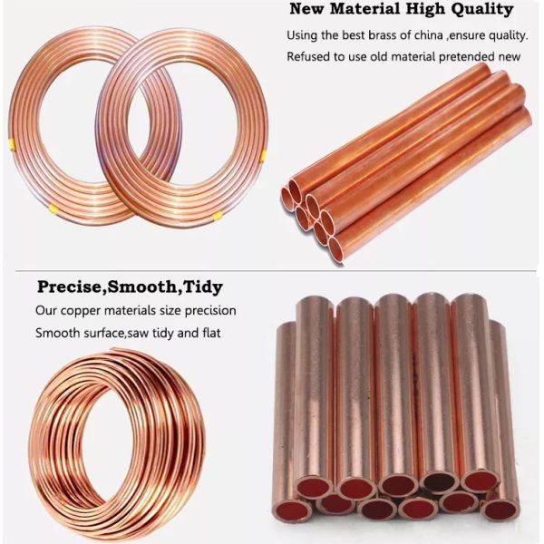 ASTM C12000 обожгло медный трубопровод труба 6mm до 2500mm медная круглая