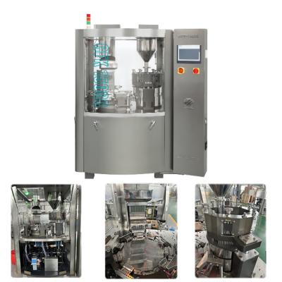 Low Noise Semi Auto Capsule Filler 8KW Pellet Types Of Capsule Filling Machine