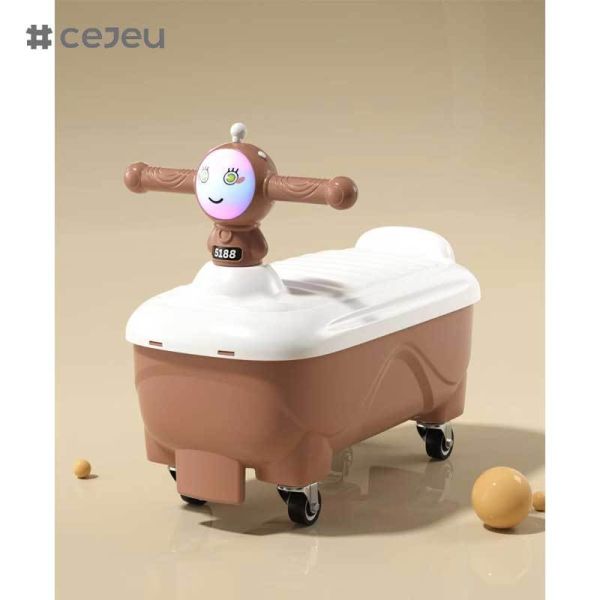 CJ-ZYB—5188 2025 Quality Children's Skateboard Storage Box New Design Four-Wheeler Toy for 2-4 Years Old Plastic Exercise Car Made in China