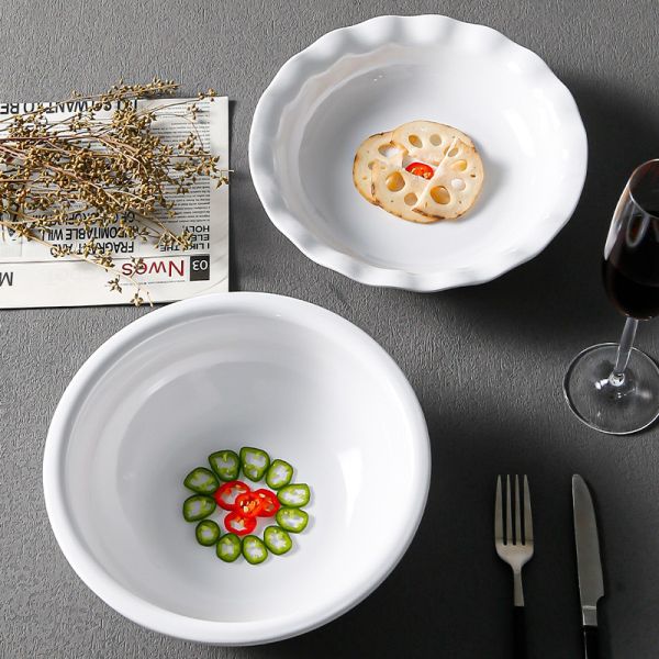 Ресторан Порцелановые рисовые миски Китайские порцелановые супы миски