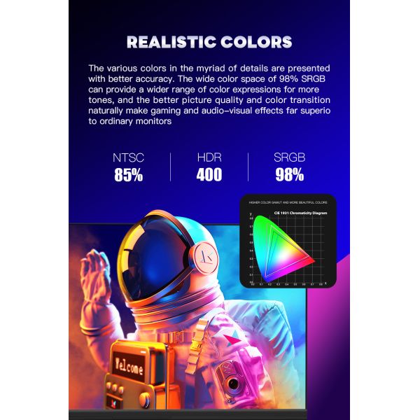 Frameless 27 Inch Gaming Monitor Nano IPS 144Hz 165Hz 180Hz 200Hz 240Hz PC Monitor