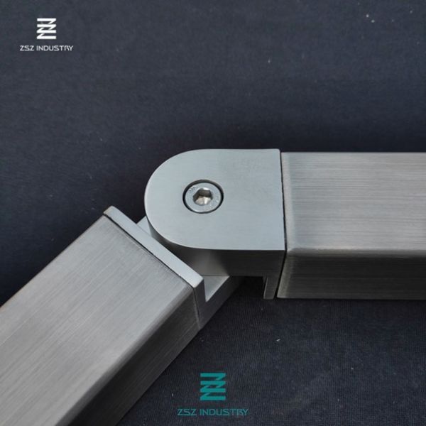 Satin / Mirror Finish Pipe Handrail Fittings Stainless Steel 304/316 Material