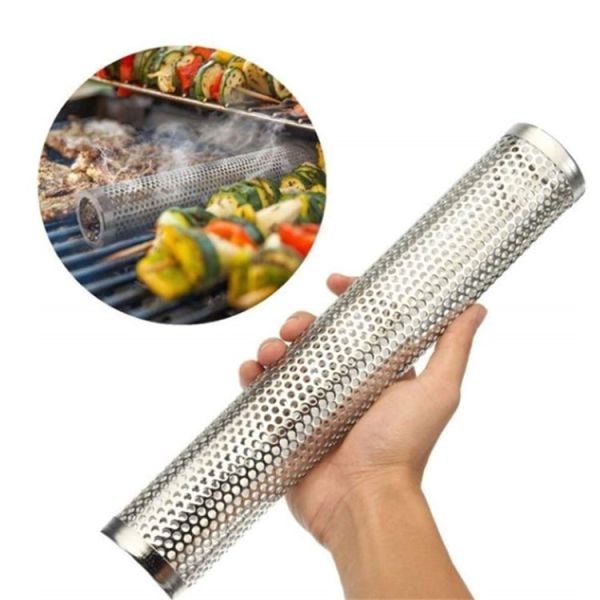 Smoker Tube,stainless steel smoking pipe,meat smoke generator,wood pellet cold smoker pipe